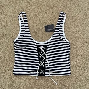 Stripe Crop Top